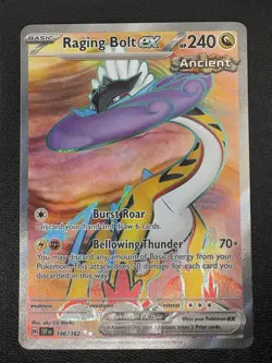 Raging Bolt Ex TEF 196/162 Temporal Forces Full Art Ultra Rare Card PokÃ©mon NM - Image 1