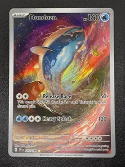 Dondozo SVI 207/198 IR Scarlet Violet Base Illustration Rare Card PokÃ©mon TCG NM - Image 1
