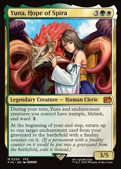 1x - Yuna, Hope of Spira - Final Fantasy FIN - NM MTG - Image 1