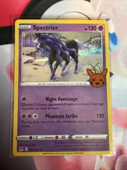 PokÃ©mon TCG Spectrier Trick or Trade Card 2022 Holo Holo Rare, Card 081/196 - Image 2