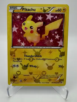 Pikachu RC7/RC25 LP -Vintage Holo Rare Pokemon Card- Legendary Treasures - Image 1