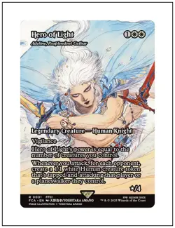 1x Hero of Light - Adeline, Resplendent Cathar, Final Fantasy, MTG NM - Image 1