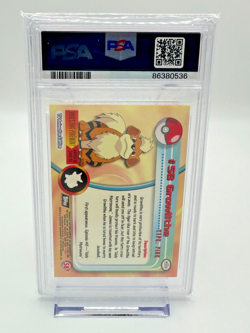 1999 Topps Pokemon TV Growlithe #58 PSA 10 Gem Mint - Image 4