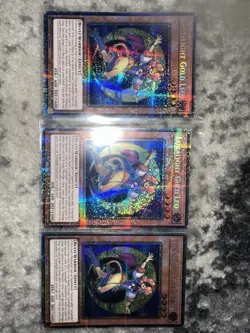 3x playset YUGIOH LUNALIGHT GOLD LEO STARLIGHT RARE 1ST NM DUAD-EN005 EURO print - Image 1
