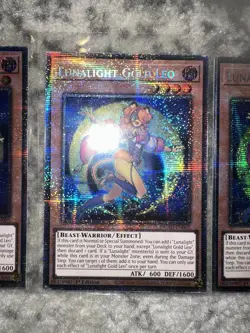 3x playset YUGIOH LUNALIGHT GOLD LEO STARLIGHT RARE 1ST NM DUAD-EN005 EURO print - Image 3