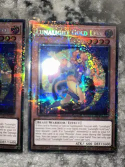 3x playset YUGIOH LUNALIGHT GOLD LEO STARLIGHT RARE 1ST NM DUAD-EN005 EURO print - Image 4