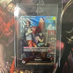 SEALED Shanks One Piece TCG OP09-001 July 2025 PSA Promo Card - Image 2