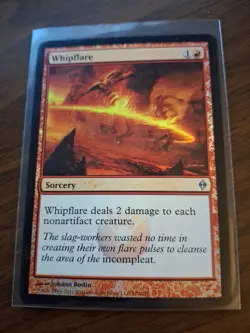 Foil Whipflare (102/181) New Phyrexia NM MTG Magic the Gathering English - Image 1