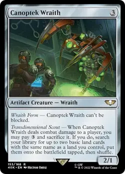 Canoptek Wraith - 153 / English / Near Mint MTG - Image 1