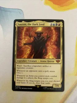 Sauron, the Dark Lord Universes Beyond: the Lord of the Rings MTG MINT  - Image 1