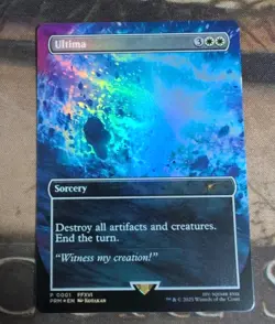 Excellent MTG Ultima, Ancient Foil Final Fantasy Promo Standard Showdown English - Image 1