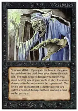 Lich - Light Play MTG Unlimited - Image 1