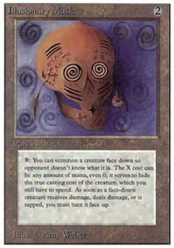Illusionary Mask - Heavy Play MTG Unlimited - Image 1