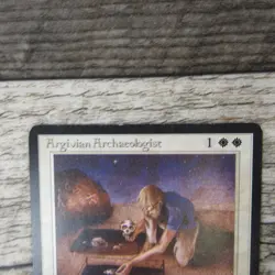 Magic The Gathering MTG Argivian Archaeologist Antiquities 1994 MP Good Ungraded - Image 4