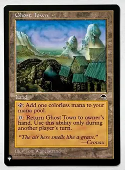 MTG Tempest (TMP 318) Ghost Town - NM Pack Fresh - Common - The List - Image 1