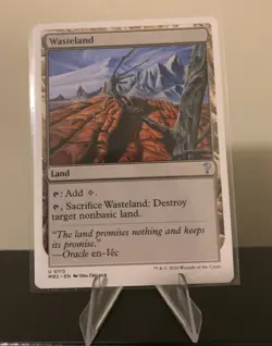 Wasteland - White Border - MTG - Mystery Booster 2 - Excellent NM - Image 1