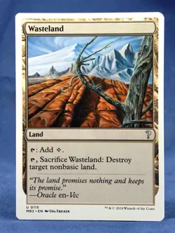Wasteland - White Border - MTG - Mystery Booster 2 - Excellent NM - Image 1