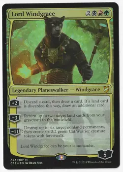 MTG FOIL "Lord Windgrace" NM C18 #43 Standard Size - Free Shipping - Image 1