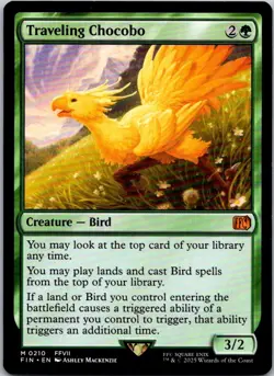 Magic the Gathering Traveling Chocobo FINAL FANTASY MTG Free Shipping! - Image 1