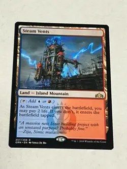 Steam Vents - NM - Guilds of Ravnica - Regular - MTG NM Magic The Gathering - Image 1