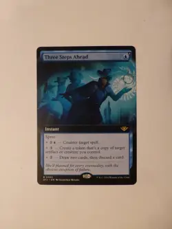 MtG OTJ Outlaws Three Steps Ahead Extended 0323 NM $0.75 Flat Shipping VCT123826 - Image 1