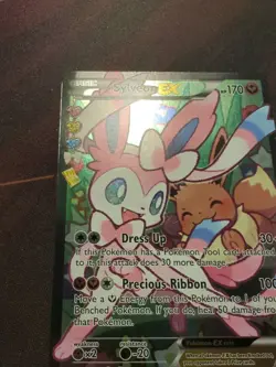 Sylveon EX RC32/RC32 Full Art Holo Pokemon Generations Radiant Collection  - Image 2