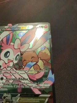 Sylveon EX RC32/RC32 Full Art Holo Pokemon Generations Radiant Collection  - Image 3