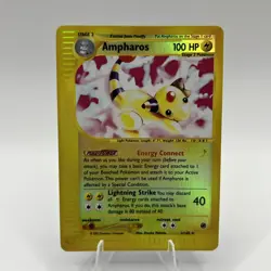 2002 Pokemon AMPHAROS #2/165 Expedition - Reverse Holo English NM/LP  - Image 1