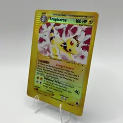 2002 Pokemon AMPHAROS #2/165 Expedition - Reverse Holo English NM/LP  - Image 2