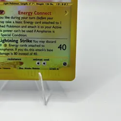 2002 Pokemon AMPHAROS #2/165 Expedition - Reverse Holo English NM/LP  - Image 6