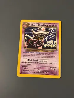 Pokemon TCG 2002 Neo Destiny: Dark Slowking 20/105 - Non-Holo Rare Card - LP/NM - Image 1