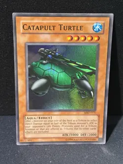 Yugioh Catapult Turtle MRD-075 Super Rare Original Print Vintage - Image 1