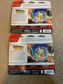 pokemon cards Surging sparks 3 pack blister varoom & tinkatink promo card sealed - Image 2
