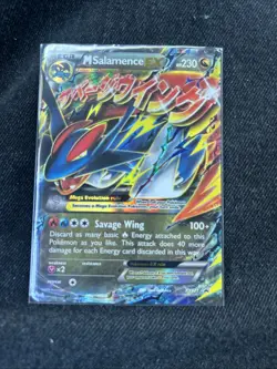 NM Mega M Salamence EX XY171 XY Holo Full Art Pokemon Card Promo 2016 - Image 1