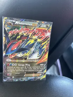 NM Mega M Salamence EX XY171 XY Holo Full Art Pokemon Card Promo 2016 - Image 2