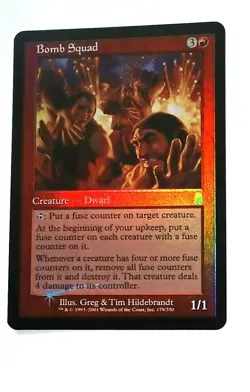 Magic the Gathering * MTG * 1 x Bomb Squad * Foil * Odyssey * Ungraded - Image 2