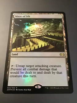 MTG Double Masters #322 Maze of Ith Foil NM - Image 1