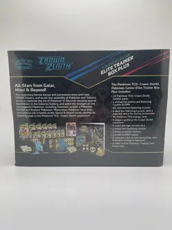 PokÃ©mon TCG: Crown Zenith - Pokemon Center - Elite Trainer Box ETB NEW/SEALED PC - Image 2