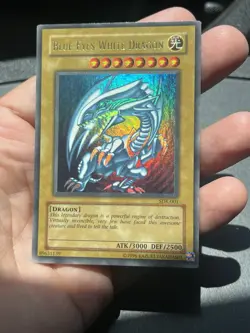 Wavy Print Blue-Eyes White Dragon SDK-001 Starter Deck: Kaiba Yugioh - Image 1
