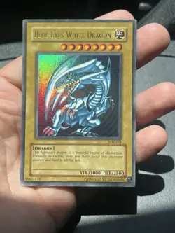Wavy Print Blue-Eyes White Dragon SDK-001 Starter Deck: Kaiba Yugioh - Image 2