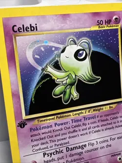 Celebi 3/64 Neo Revelation 1st Edition Rare Holo Pokemon Card 2000. NM - Image 2