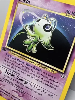 Celebi 3/64 Neo Revelation 1st Edition Rare Holo Pokemon Card 2000. NM - Image 3