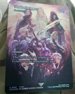 Shadowbringers, Dovin's Veto Showcase FOIL: Final Fantasy (FCA) MTG MINTY FRESH! - Image 1