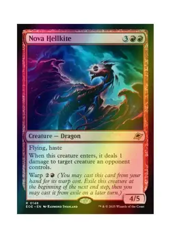Magic the Gathering MTG EOE Nova Hellkite 148 Foil Near Mint - Image 1
