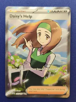 Pokemon TCG Daisy's Help 195/165 Sv: Scarlet & Violet 151 Holo Ultra Rare NM - Image 1
