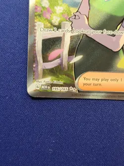 Pokemon TCG Daisy's Help 195/165 Sv: Scarlet & Violet 151 Holo Ultra Rare NM - Image 5