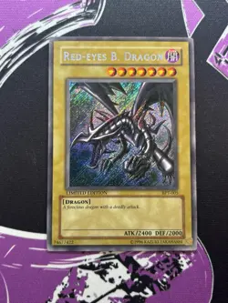 Yugioh Red-Eyes B. Dragon BPT-005 Secret Rare Limited Edition Collector's Tin NM - Image 1