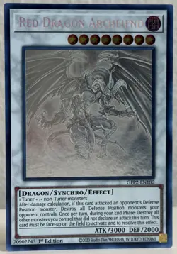 YuGiOh! Red Dragon Archfiend Ghost Rare GFP2-EN182 English 1st Edition NM - Image 1