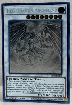 YuGiOh! Red Dragon Archfiend Ghost Rare GFP2-EN182 English 1st Edition NM - Image 3
