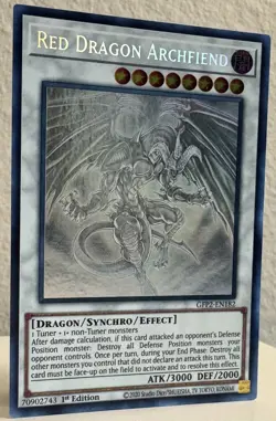 YuGiOh! Red Dragon Archfiend Ghost Rare GFP2-EN182 English 1st Edition NM - Image 4